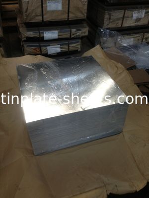 Pedra Prata acabamento brilhante ETP Placa de estanho EN10202 JIS G3303 Placa de estanho eletrolítico de bobina