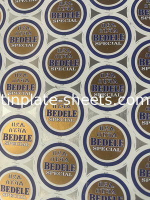 Folhas de estanho eletrolítico para latas de produtos químicos e alimentos 0,15-0,49 mm Espessura 600-986 mm Largura T2-T5 Temperatura BA Requeijão