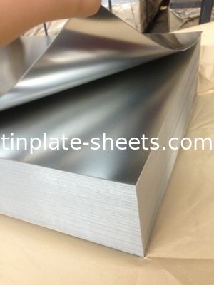 Folhas de estanho eletrolítico de alta resistência resistem à corrosão1.1/1.1 2.8/2.8 T3 T4 T5 Temperatura