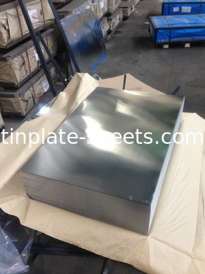 ASTM624 Folhas de estanho eletrotrófico T2 T2.5 T3 T4 T5 Térmica Placa de estanho fábrica Placa de estanho para latas de alimentos