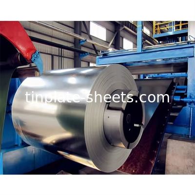 Prime Tinplate Coil 0,15mm-0,49mm Espessura 2,8/2,8 2,0/2,0 TinS Revestimento T2.5 T3 T4 T5 Stone Finish Finish Brilhante