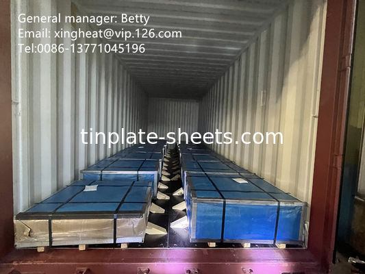 folhas de estanho de boa qualidade embalagem latas JIS G3303 padrão DR8 T4 T3 T2.5 2.8/2.8 acabamento de pedra