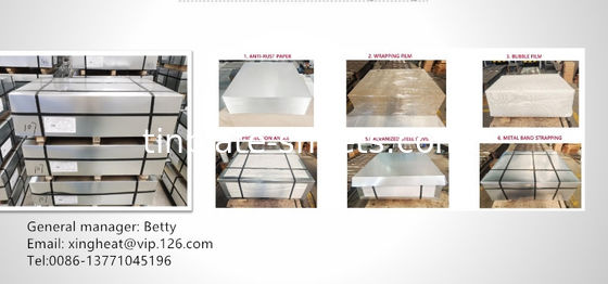 Mat Tinplate para embalagens Material durável e versátil para várias aplicações
