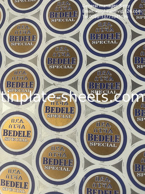 Folhas de estanho para latas em acabamento brilhante/pedra/prata/matte com revestimento de estanho e excelente soldabilidade e formabilidade