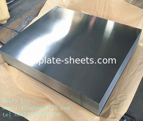 DIN GB JIS Standard TFS Sheet Electroplated Cromo Plate Stone Terminado