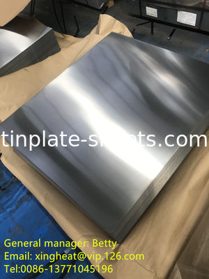 Aço livre de estanho de chapa cromada eletroplacada para tampas de latas e fundo T3 T4 T5