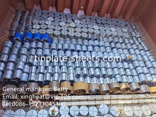 Termos de pagamento flexíveis Folhas de estanho para latas de produtos químicos e alimentos L/C T/T DP Conveniente para os compradores