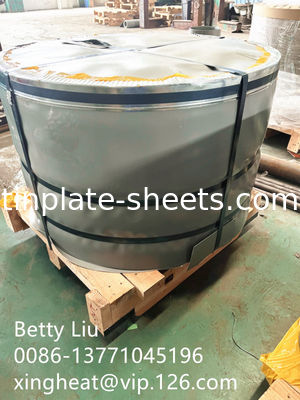 Folhas de estanho brilhante/pedra/prata/mato para latas com baixo peso por embalagem e revestimento de estanho e recozimento BA