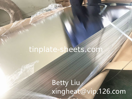 Fabricação de placas de estanho para produtos alimentares