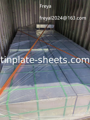 Folhas de estanho eletrolítico de alta resistência resistem à corrosão1.1/1.1 2.8/2.8 2.0/2.0 T3 T4 T5 Temperatura
