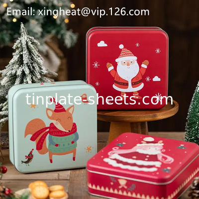 Placas de estanho impressas para latas de alimentos e bebidas com espessura e dimensões personalizáveis para várias aplicações