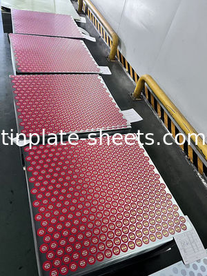 1.1/1.1-2.8/5.6 Folhas de chapa de estanho revestidas de estanho para latas resistentes à corrosão e altamente formáveis