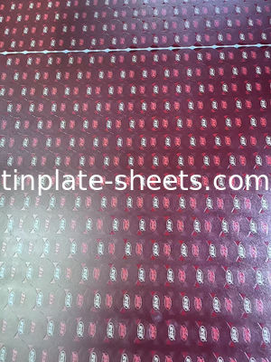 Placas de estanho impressas para torcer os tampões