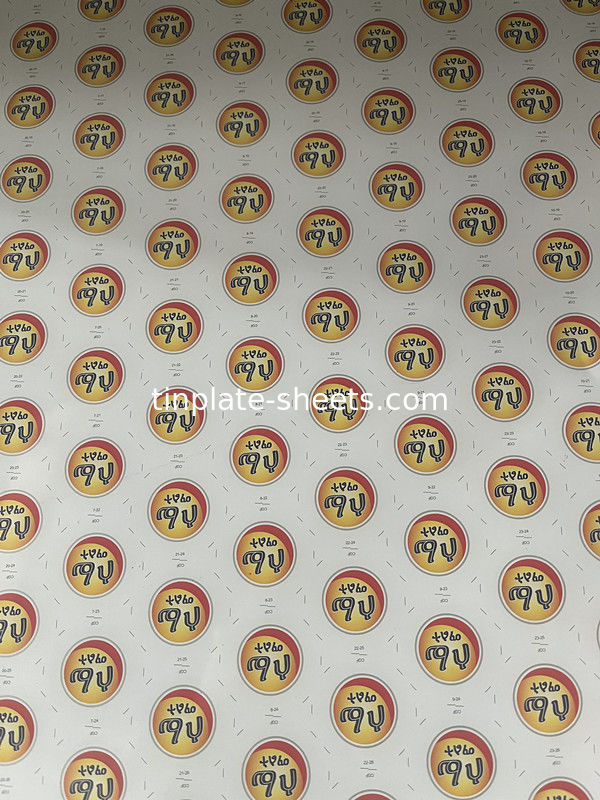 Folhas de estanho eletrolítico para latas de produtos químicos e alimentos 0,15-0,49 mm Espessura 600-986 mm Largura T2-T5 Temperatura BA Requeijão