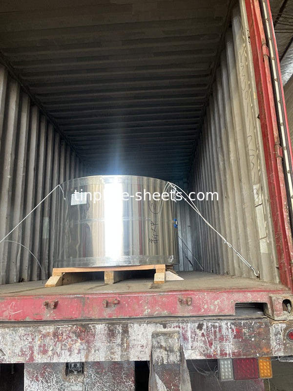 Folhas de estanho para latas químicas e latas de alimentos MR e SPCC Material 0,15-0,49 mm Espessura 600 mm-986 mm Largura