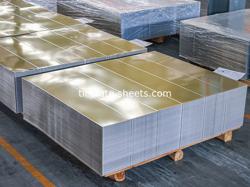 JIS G3303 EN10202 ASTM624 Folhas de estanho padrão para latas de produtos químicos e latas de alimentos Competitivo