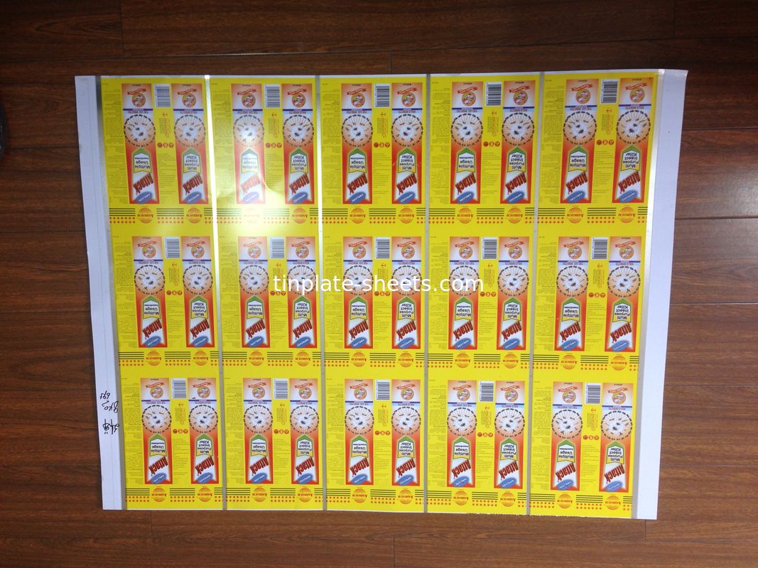 1.1/1.1-5.6/5.6 Revestimento de estanho Placas de estanho laqueadas para diversas embalagens