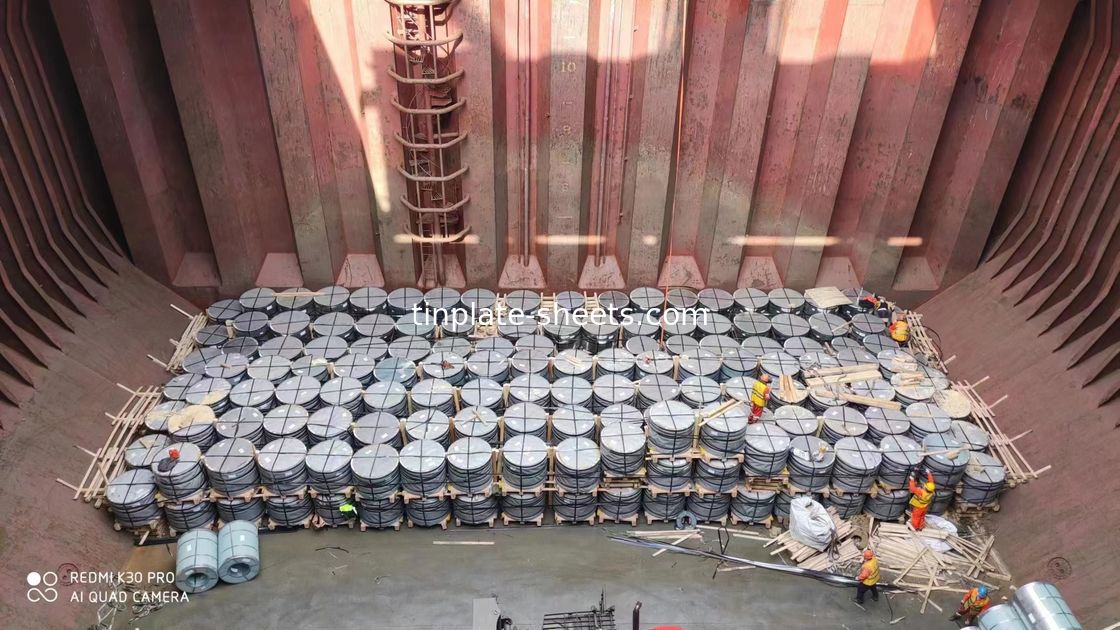 Embalagem de estanho para latas químicas de embalagens exportadas de 2.0/2.0 revestimento de estanho norma JIS G3303