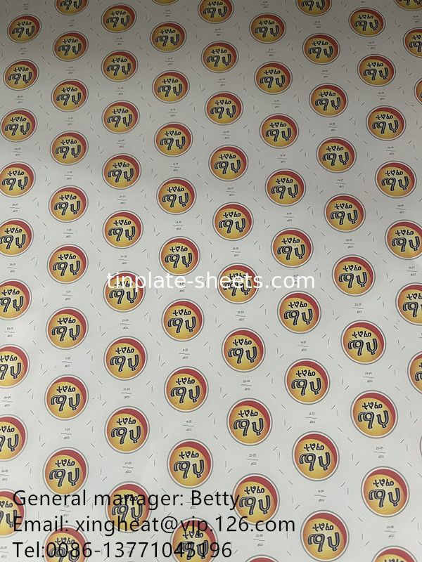 Lâmina em folhas T4 T5 DR Lâmina eletrótica em folhas Lâmina de corte de moinho Lâmina para latas químicas e latas de alimentos
