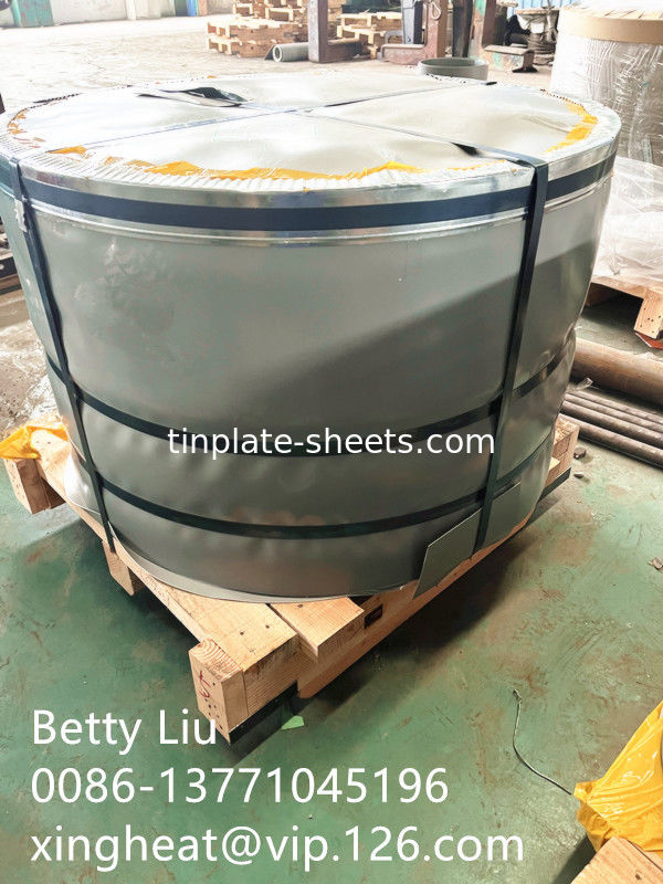 Folhas de estanho brilhantes Material resistente à corrosão e altamente formável para latas