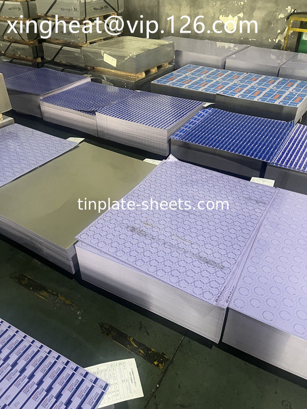 Folha de lata de boa qualidade com 6 cores impressas 4 cores impressas Tinta para latas de alimentos Impressão de ouro branco