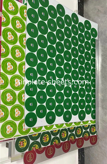 Pequenas ou grandes encomendas aceitas para placas de estanho impressas 25 toneladas métricas MOQ para suas necessidades de embalagem