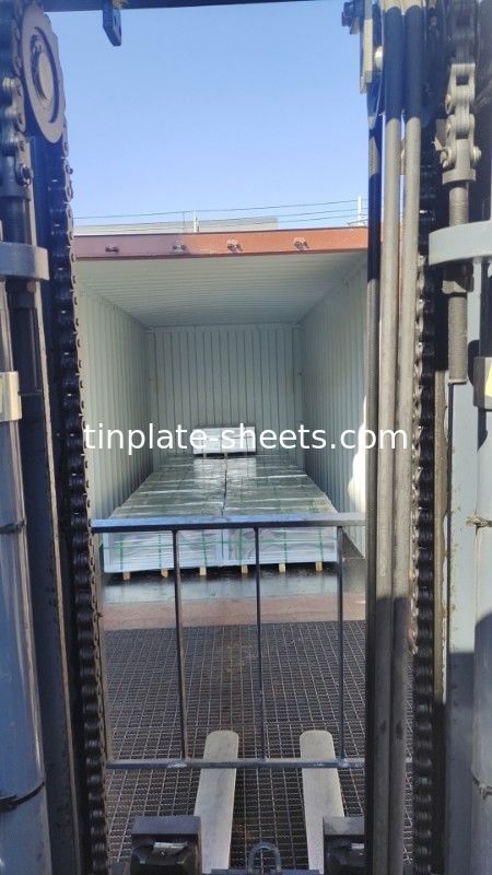 1.5-1.85MT Folhas de estanho impressas na norma JIS G3303 EN10202 ou ASTM624
