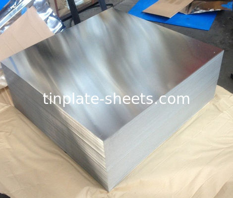 Folhas de estanho para embalagens, latas, latas químicas JIS G3303 T3 T5 DR8 STONE FINISH Folhas de estanho eletrolítico
