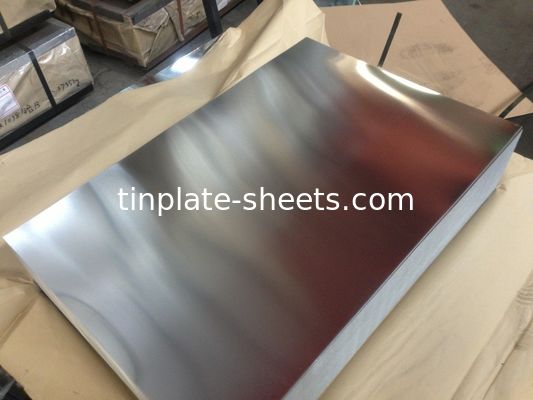 Folhas de estanho para latas de embalagem JIS G3303 T4 T3 T5 DR8 STONE FINISH Folha de estanho eletrolítico