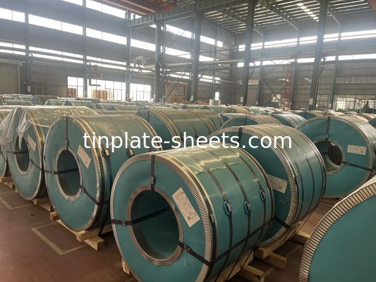 BA Annealed Tin Plate bobina de estanho JIS G3303 bobina com certificação Rohs High Corrosion Resistance bobina de estanho T2.5