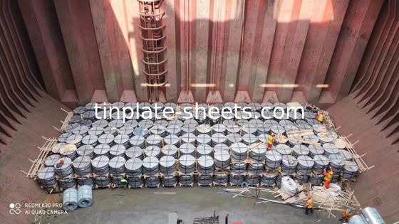 Embalagem de estanho para latas químicas de embalagens exportadas de 2.0/2.0 revestimento de estanho norma JIS G3303