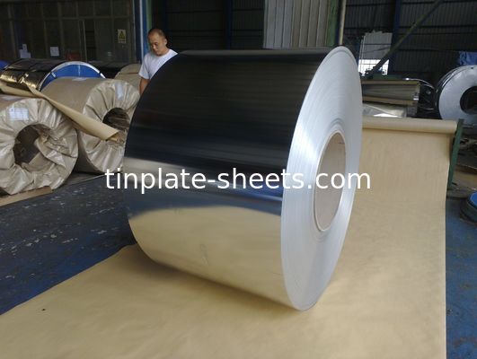 600mm-990mm Largura Placa de estanho bobina resistente ao desgaste para aplicação em latas