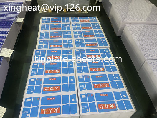 Resistente ao calor T3 T4 T5 Tinplate Antirrosto Impresso Para lata de armazenamento